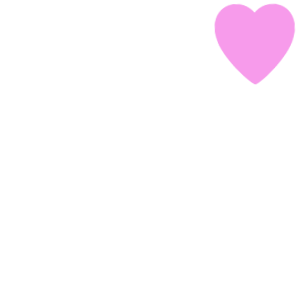 Mandy Magro's signature in white with a pink heart in the top right corner.
